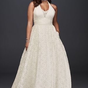 Ivory wedding dress *never worn*